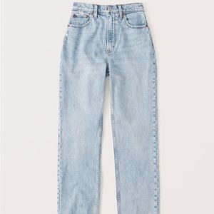 Abercrombie & Fitch the 90s straight  Ultra High Rise Jeans-Curve Love